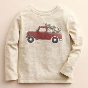 Little Co. by Lauren Conrad Christmas Tree and Truck Long Sleeve Tee